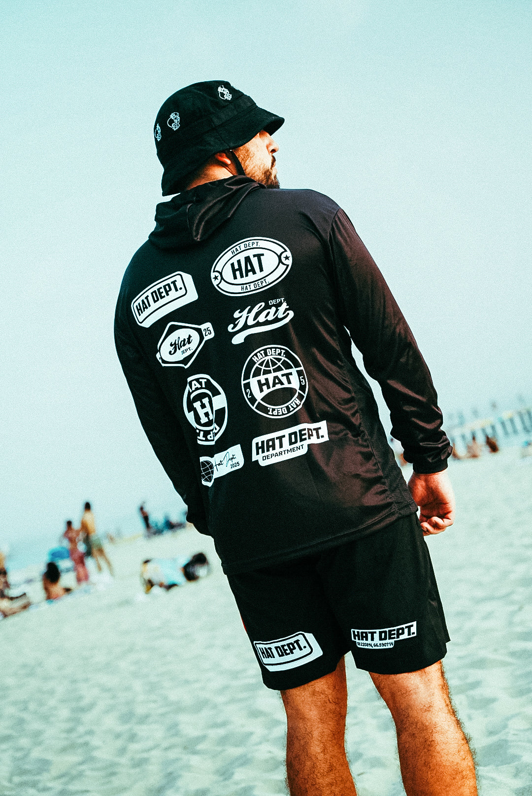White Embroidery patch logos swimshort🩳🌊