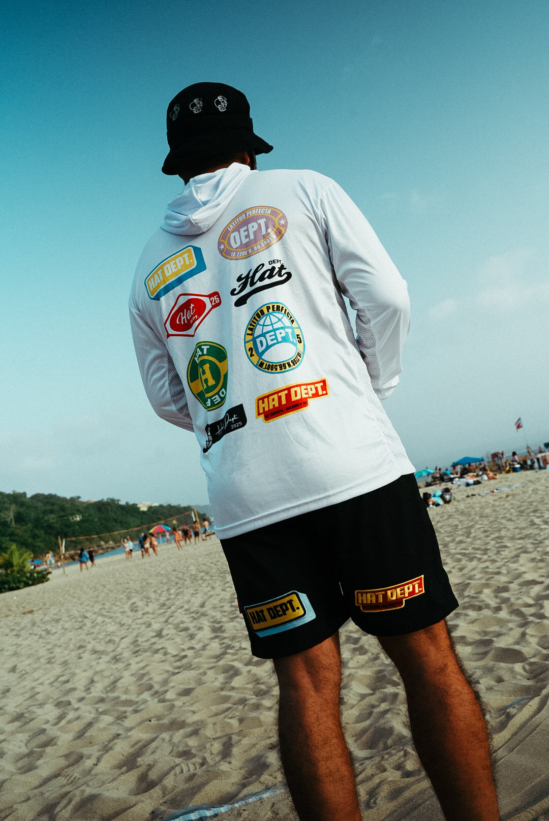 Colored Embroidery patch logo swimshort🩳🌊