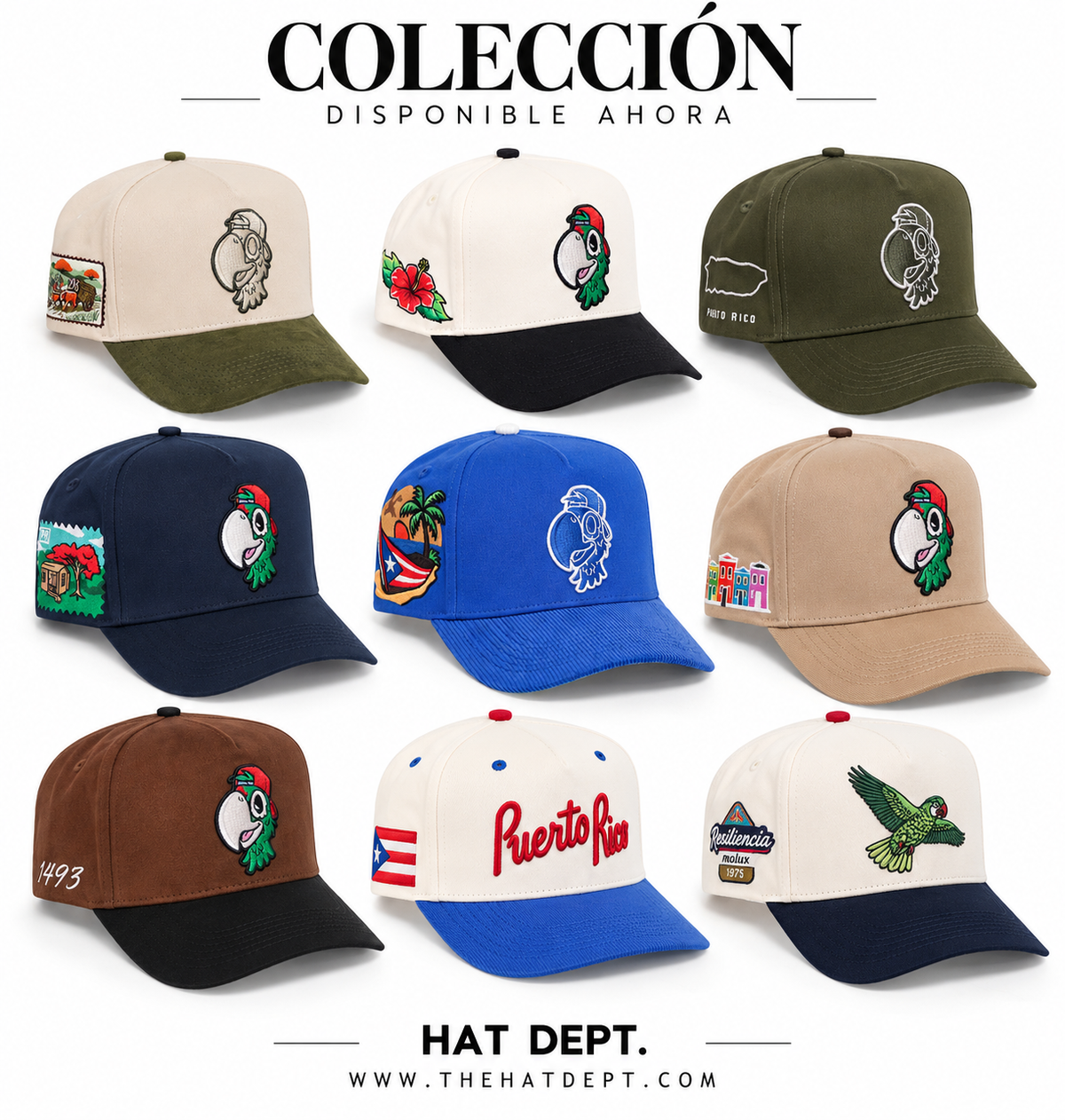 GORRAS🧢🇵🇷🦜