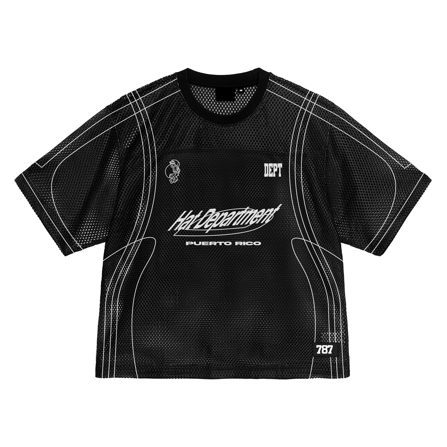 BLACK JERSEY PR (BOXY FIT)