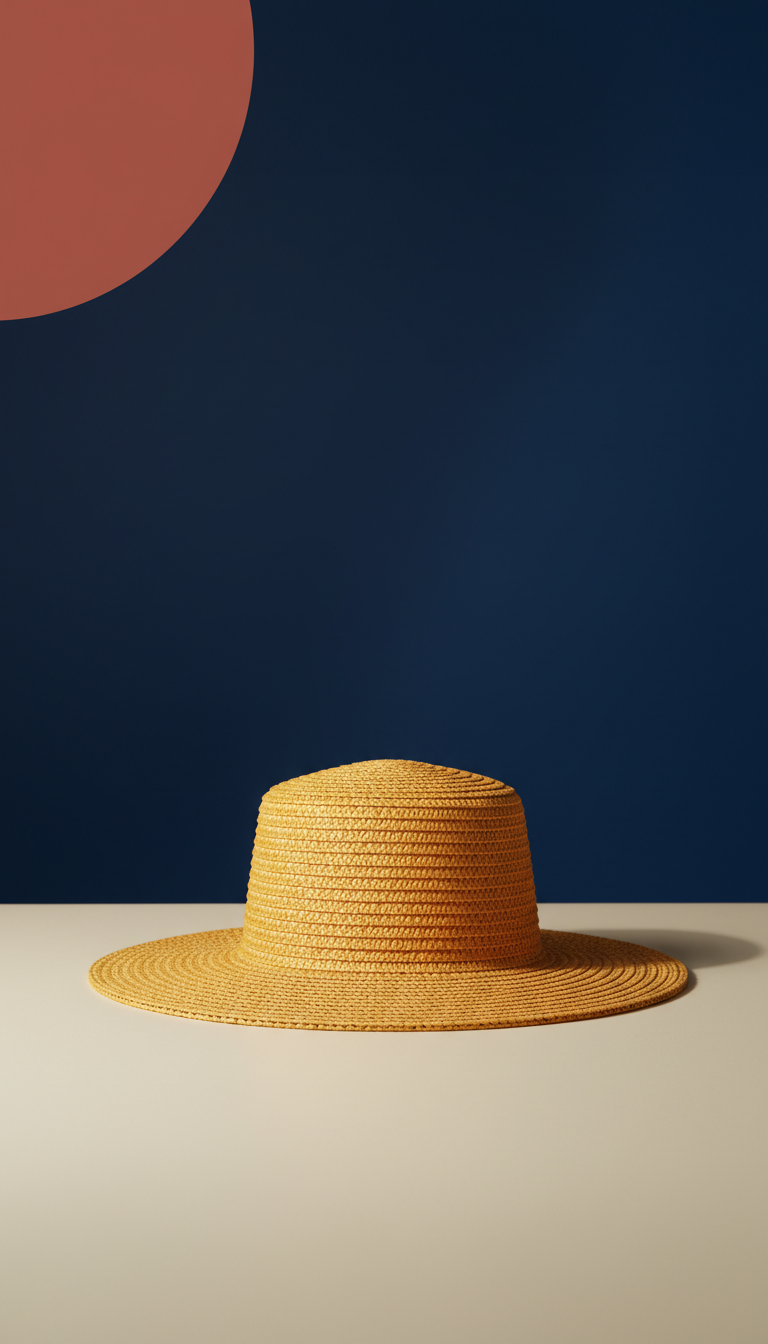 Marigold Pop Wide-Brim Hat