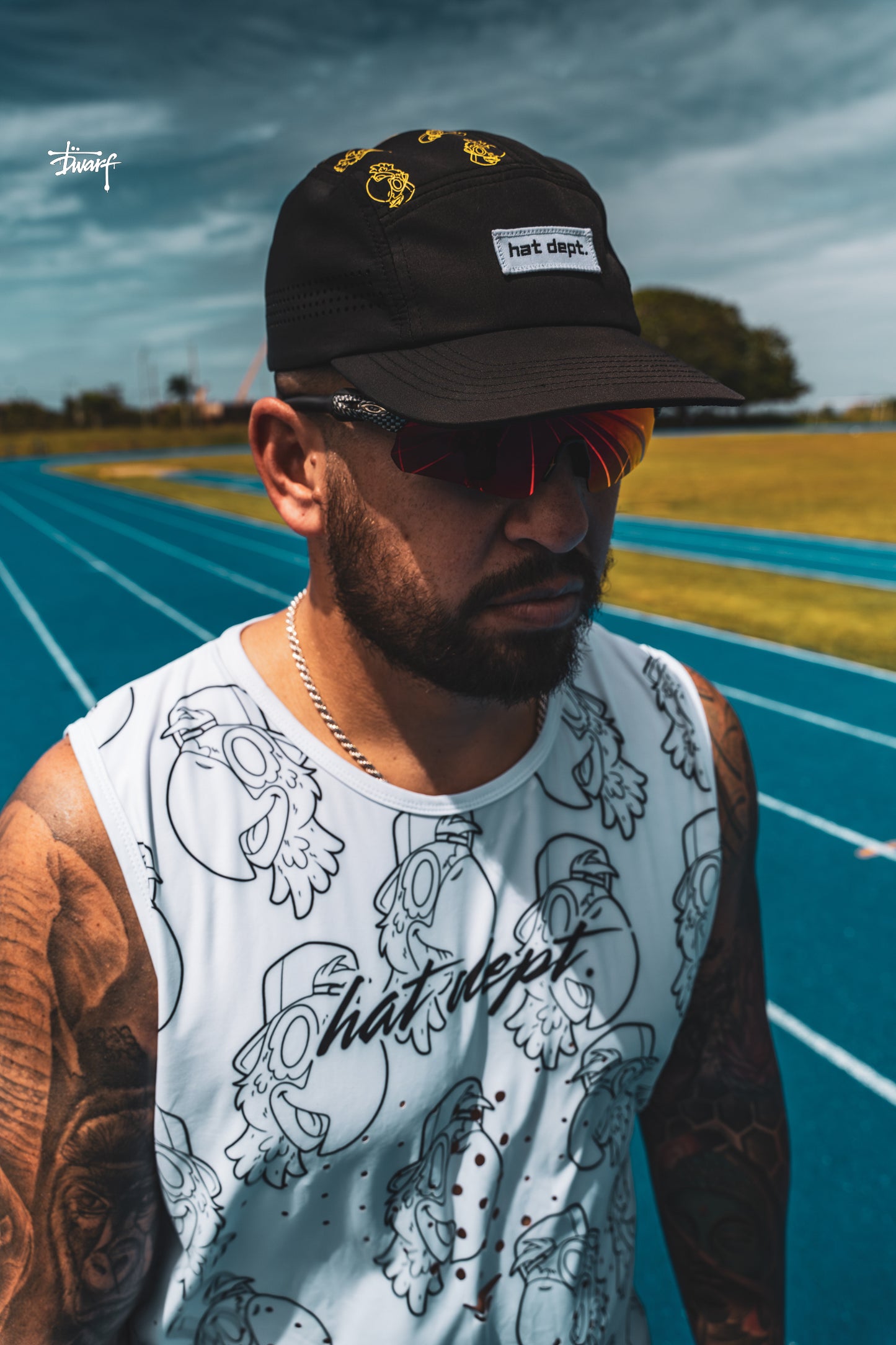 White Running Tank🏃🏻‍♂️🧢