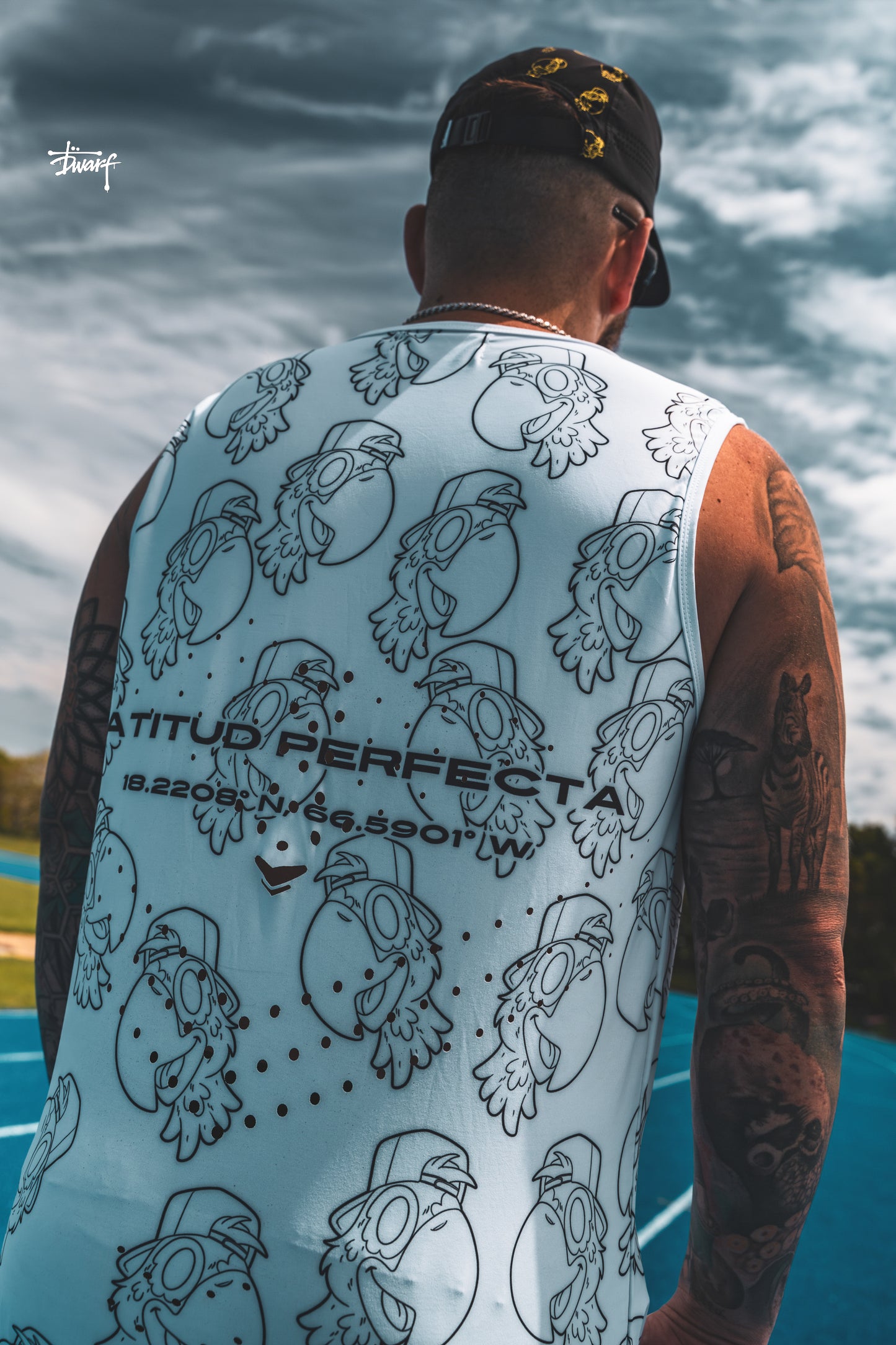 White Running Tank🏃🏻‍♂️🧢