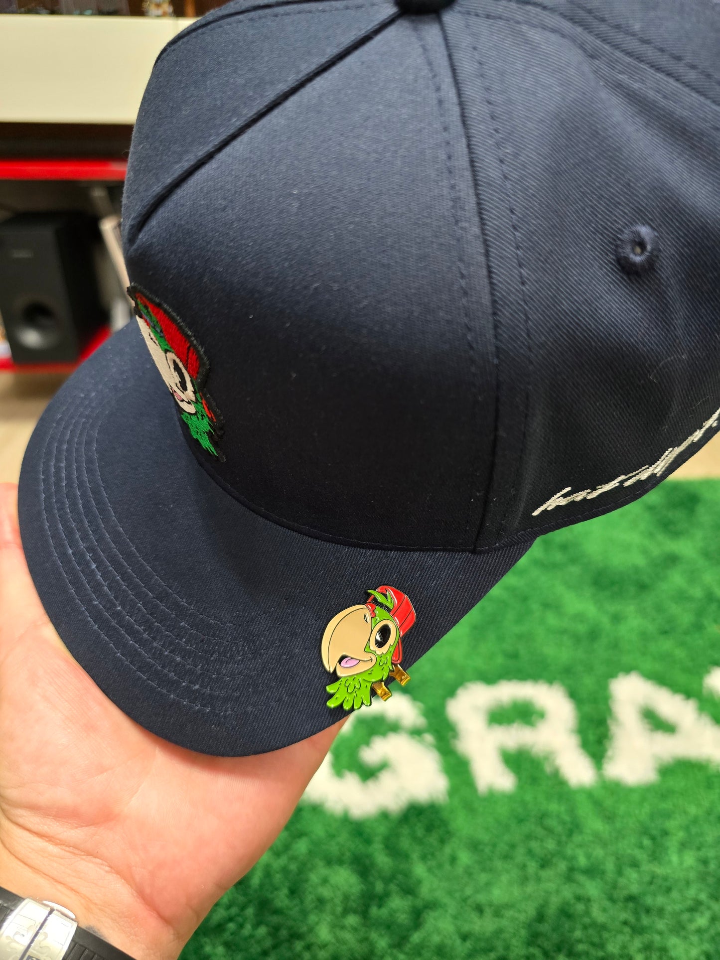 "THE HAT DEPT" PIN