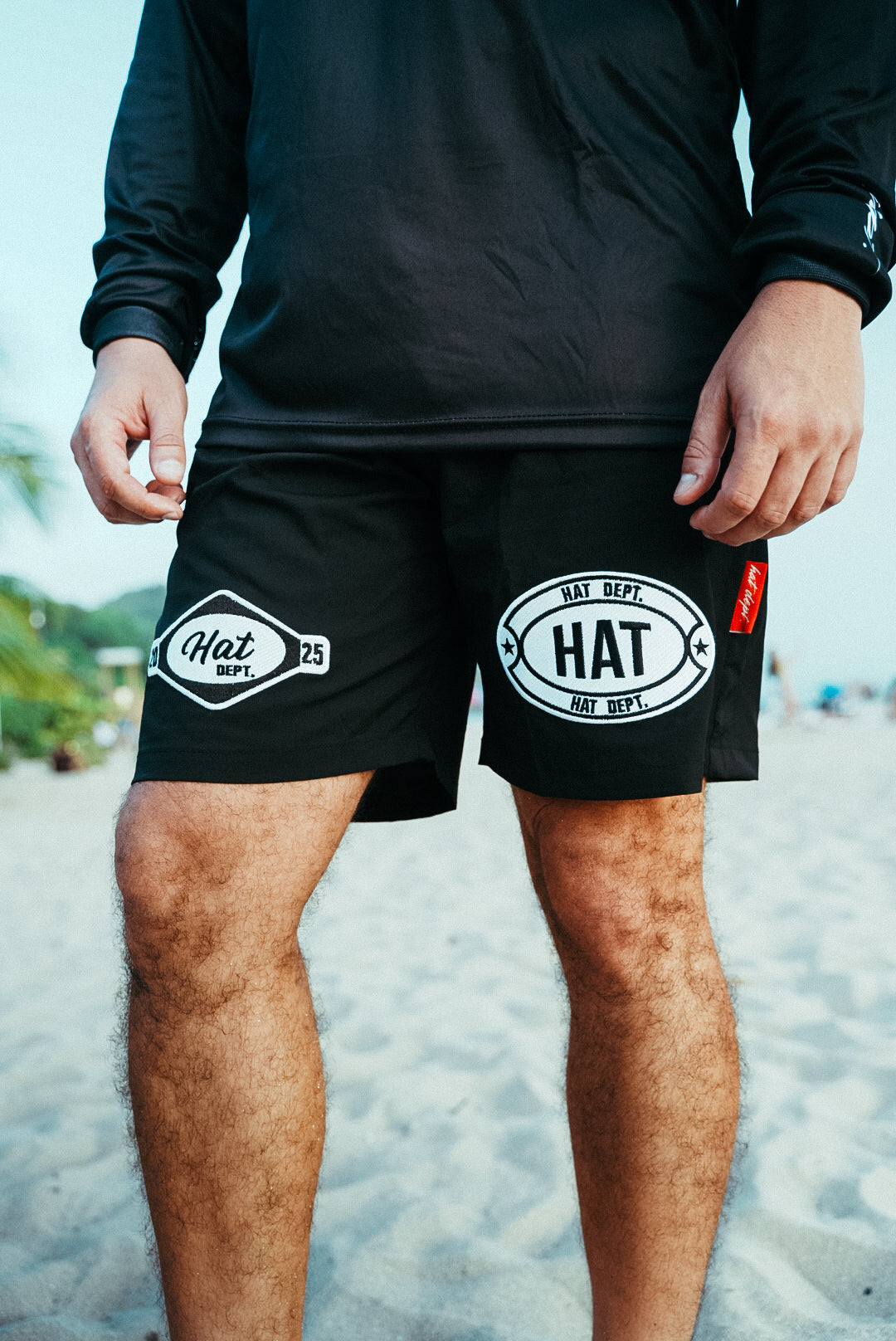 White Embroidery patch logos swimshort🩳🌊