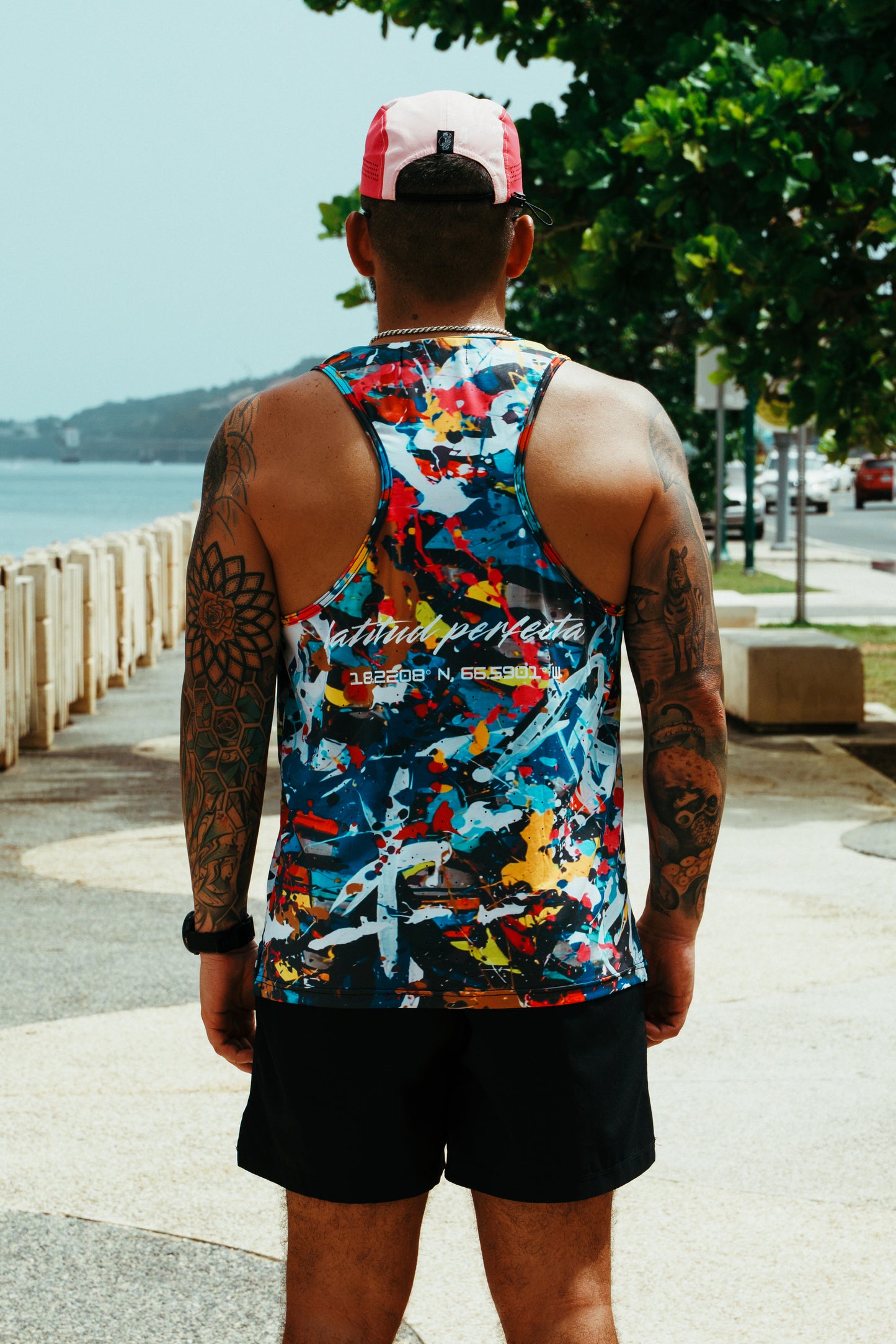 Men Urban Splash running tank🎽
