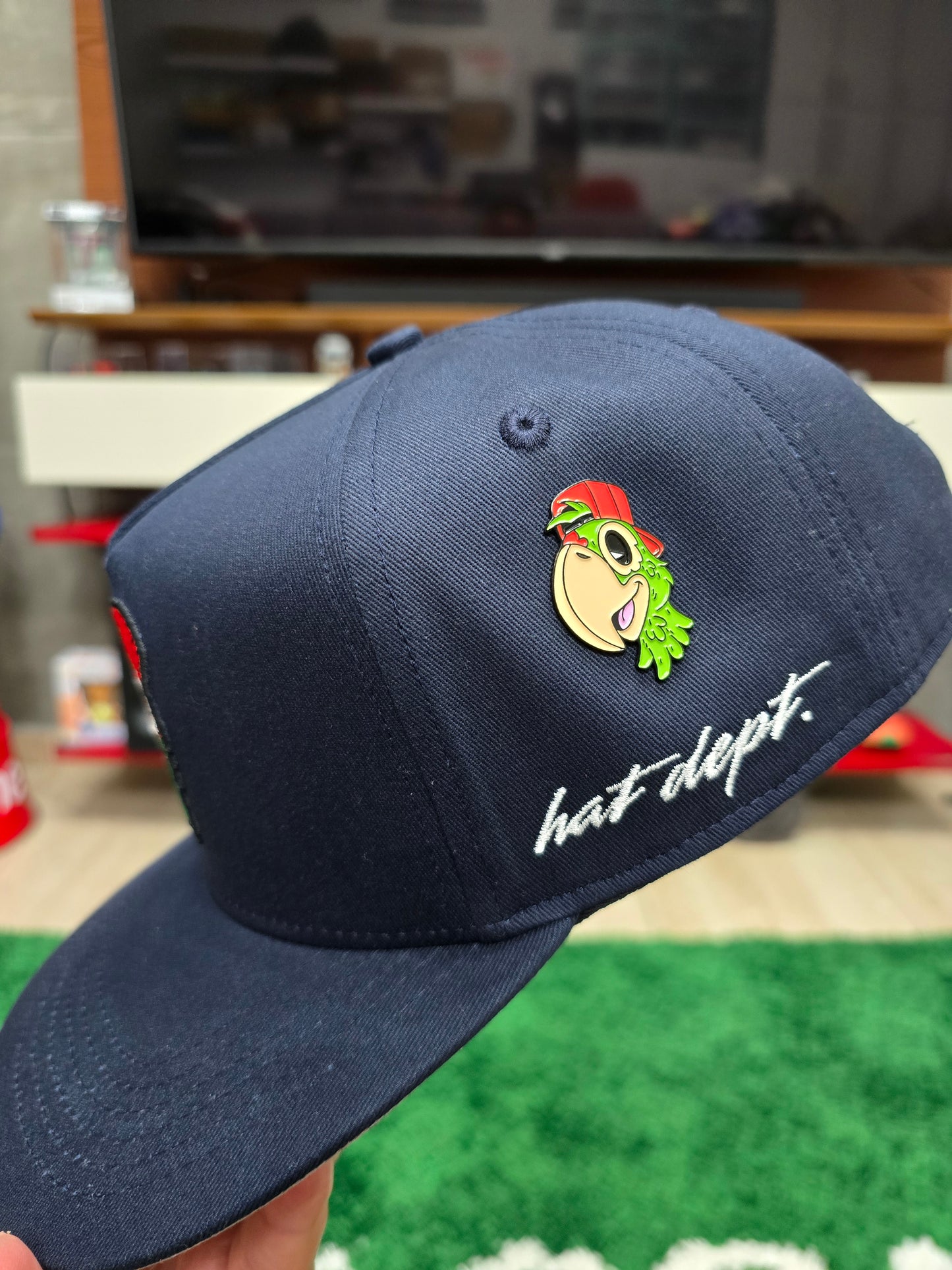 "THE HAT DEPT" PIN