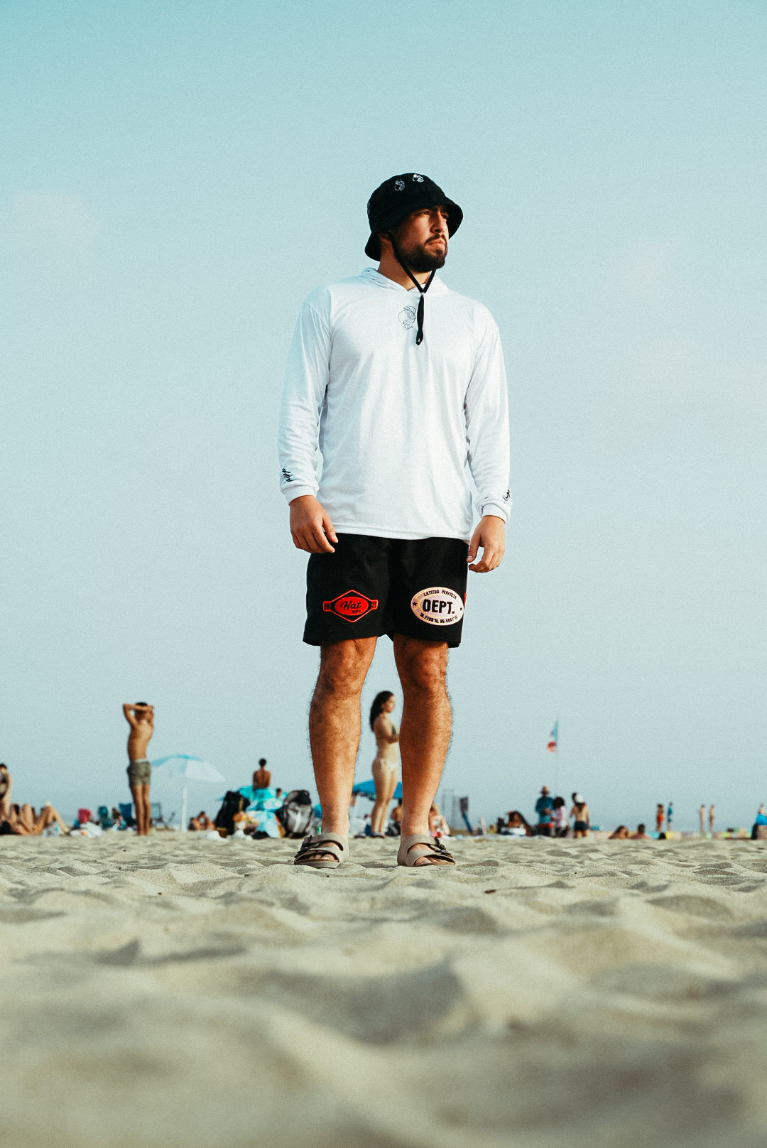 Colored Embroidery patch logo swimshort🩳🌊