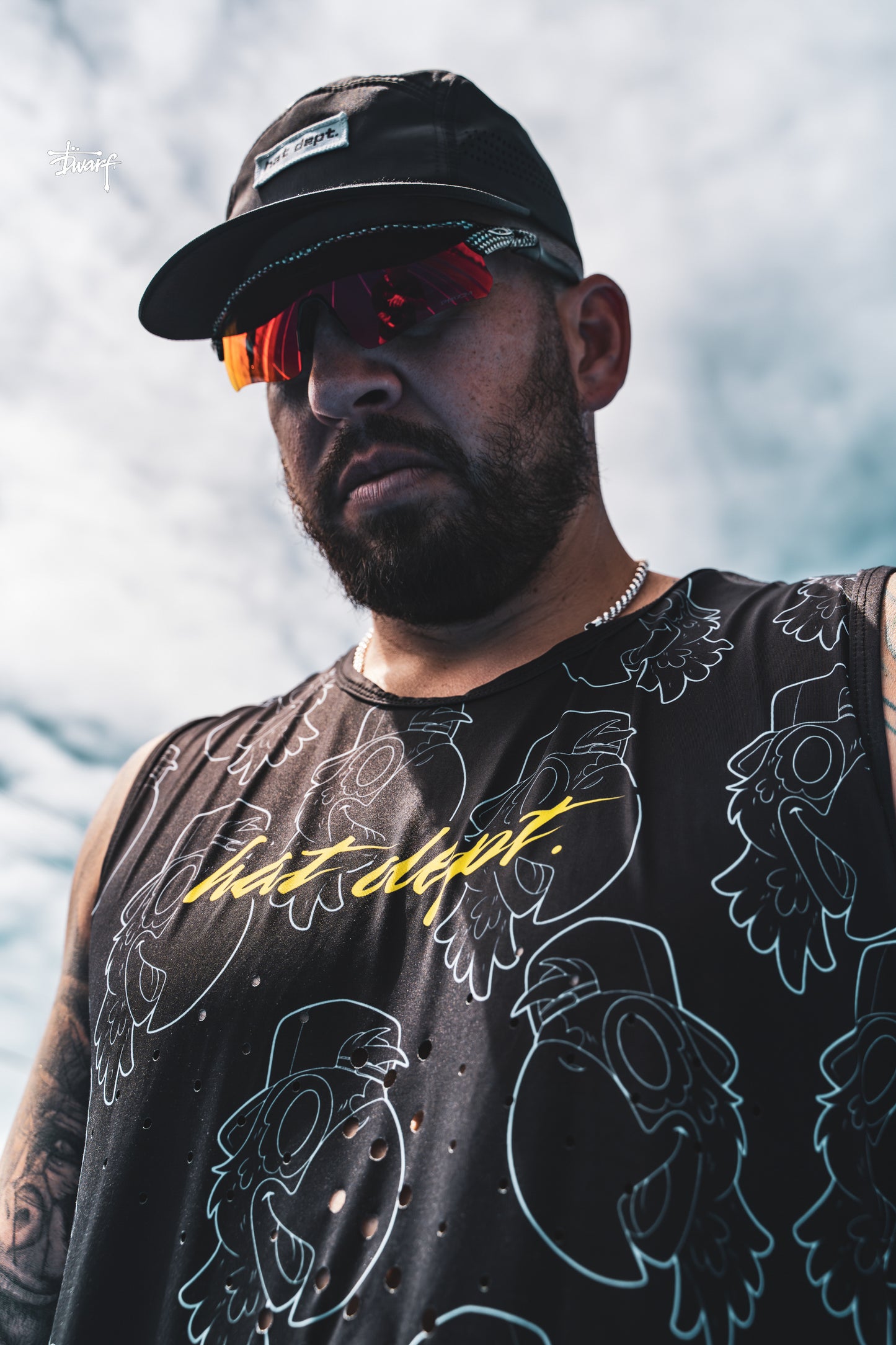 Black Running Tank🏃🏻‍♂️🧢