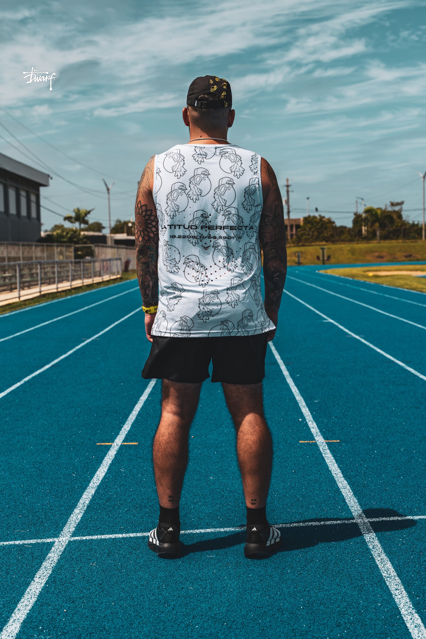 White Running Tank🏃🏻‍♂️🧢