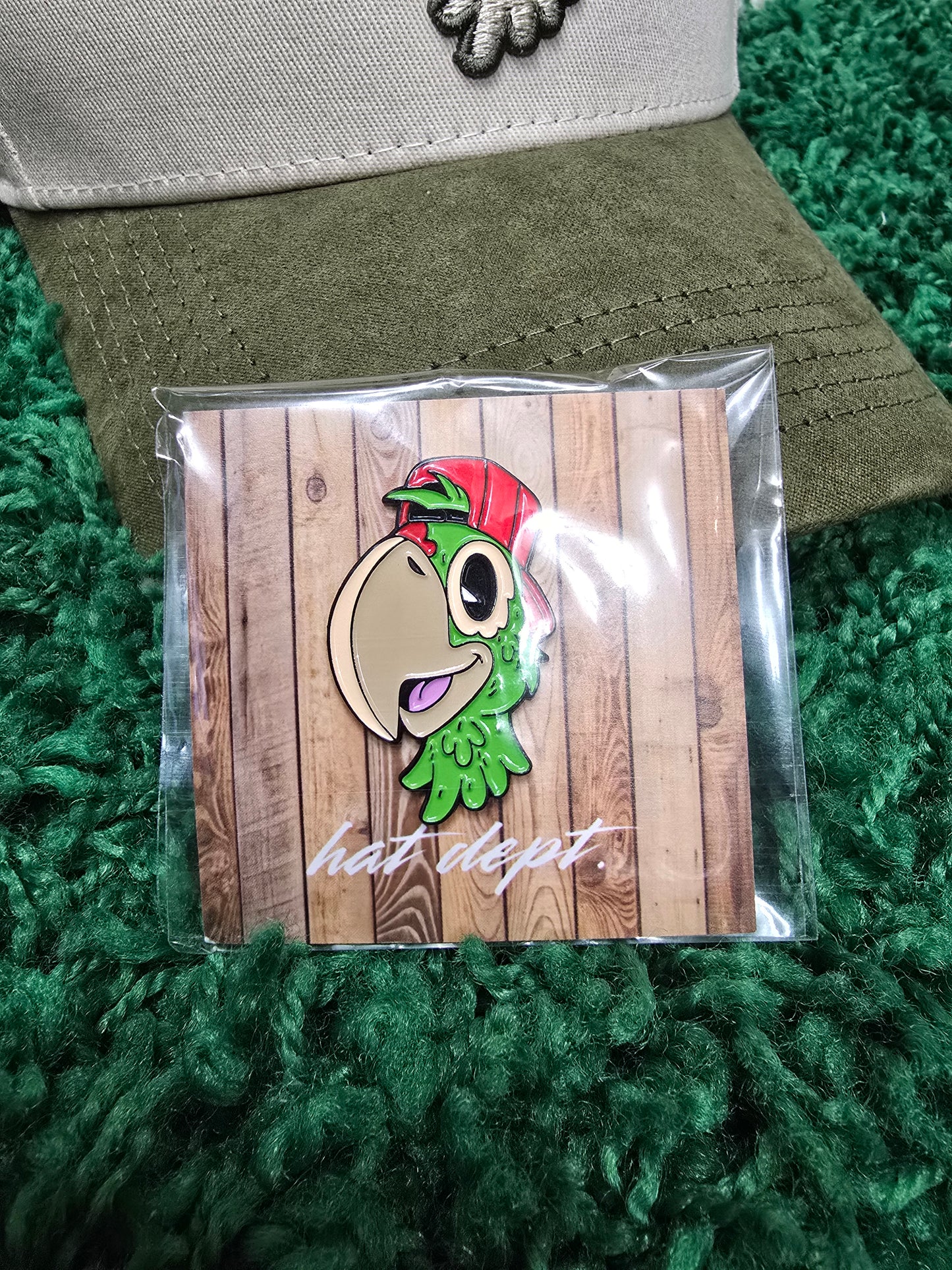 "THE HAT DEPT" PIN